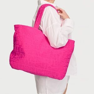 VS hot pink tote